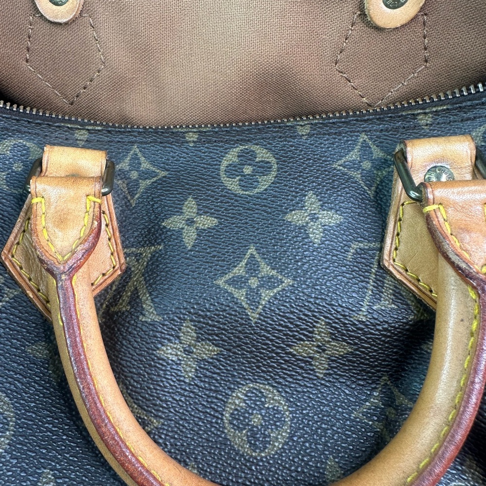 Louis Vuitton Brown and Tan Monogram Bag - Picture 10 of 10